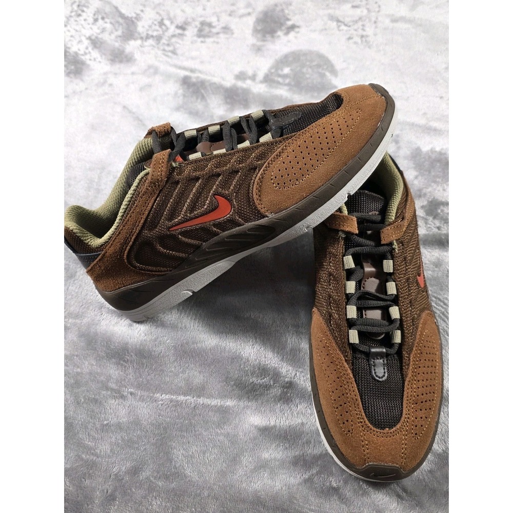 Nike SB Vertebrae Suede Men's 10 Womens‎ 12 Cacao Wow/ Dragon Red NEW